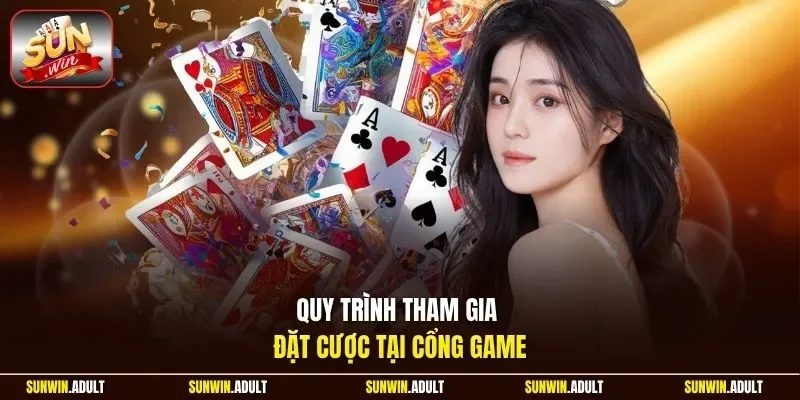 Quy trình tham gia đặt cược tại cổng game